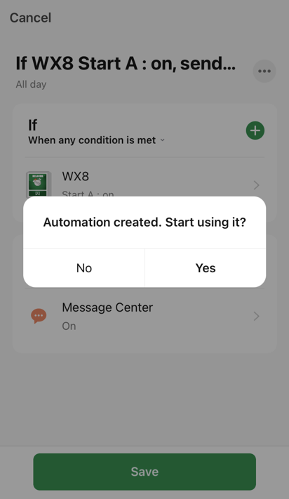 Scene screen